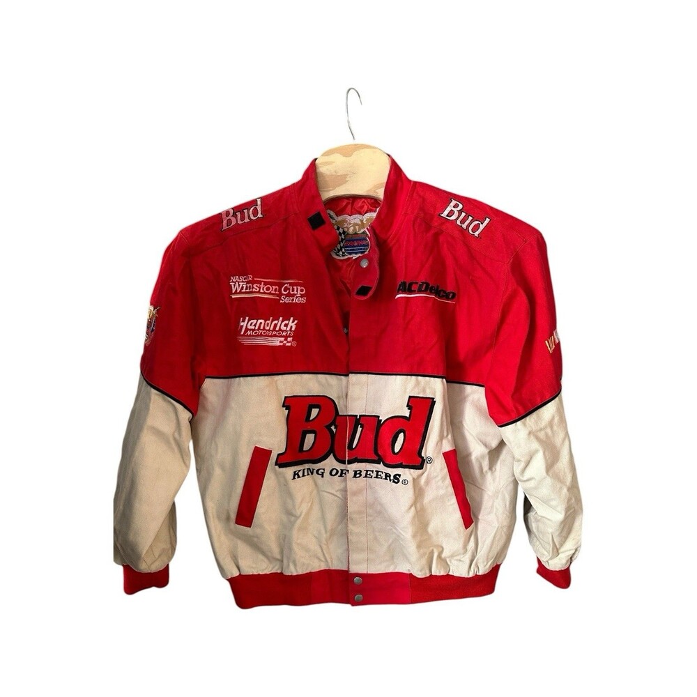 Vintage jeff hamilton nascar jacket 1990’s Size XL good condiion satin lining